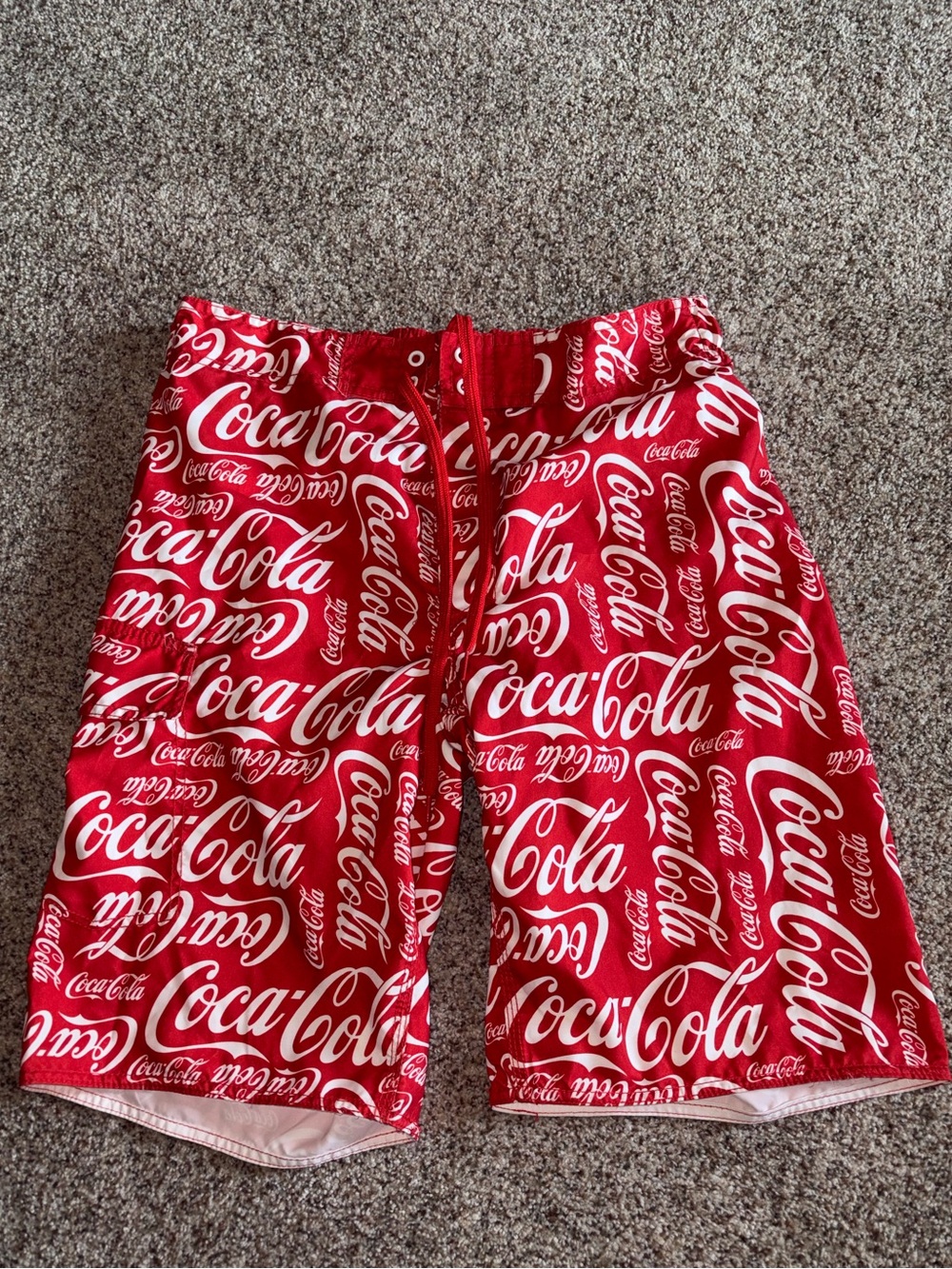 Coca-Cola board shorts swim trunks Sz 32 NWT